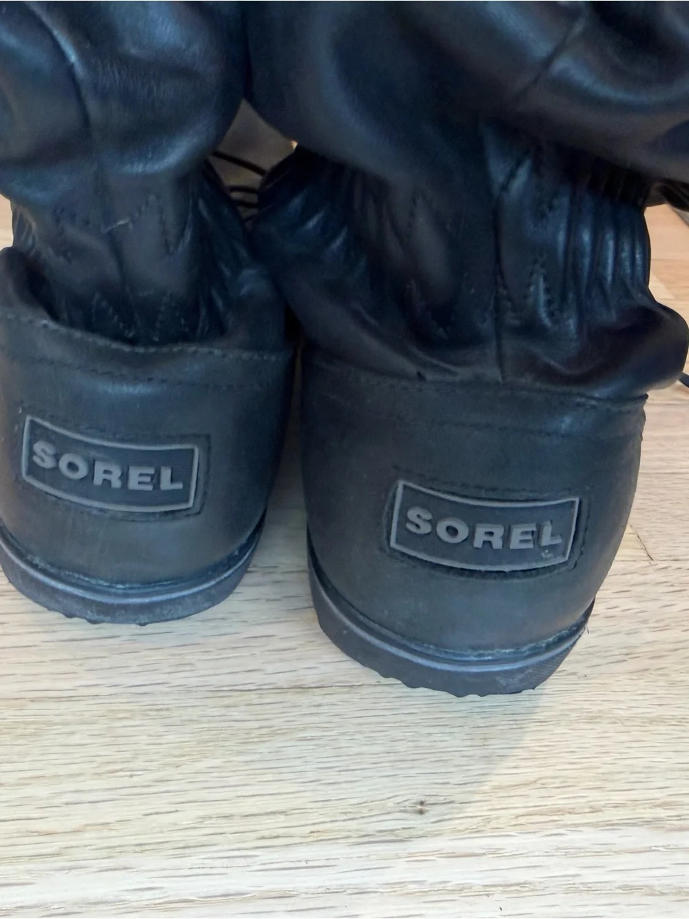 Sorel Firenzy Ruched Leather Waterproof Winter Boots